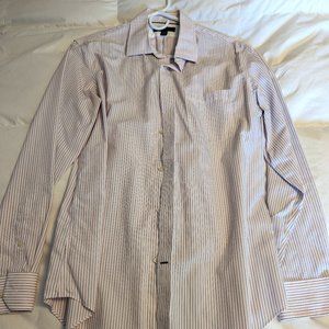 Pink Striped Banana Republic Dress Shirt